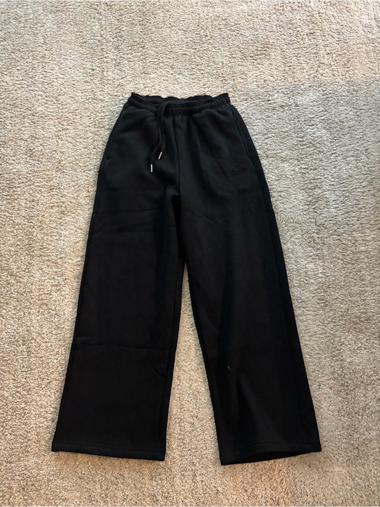 Comfort Tops - Comfrt Black Wide Leg Sweatpants XS